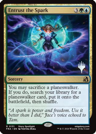 Entrust the Spark (PPFRA-131) - Promo Pack: Reality Fracture Foil