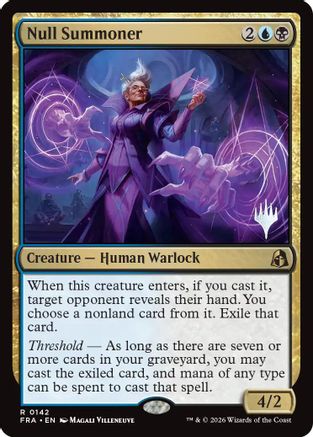 Null Summoner (PPFRA-142) - Promo Pack: Reality Fracture Foil