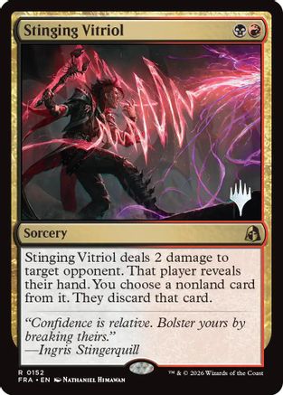 Stinging Vitriol (PPFRA-152) - Promo Pack: Reality Fracture
