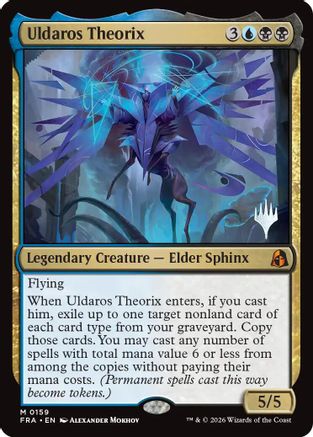 Uldaros Theorix (PPFRA-159) - Promo Pack: Reality Fracture Foil
