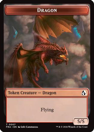 Dragon // Lotus Double-Sided Token (FRA-7 // 12) - Reality Fracture