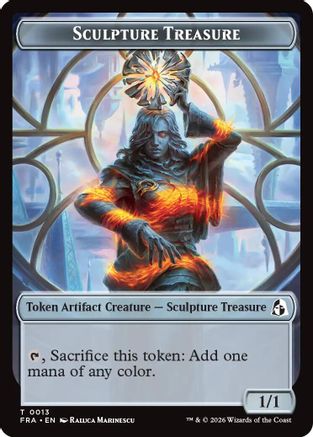 Sculpture Treasure // Beast Double-Sided Token (FRA-13 // 8) - Reality Fracture