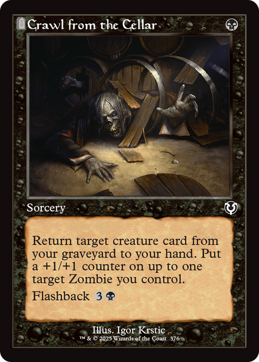 Crawl from the Cellar (Retro Frame) (INR-376) - Innistrad Remastered: (tombstone)