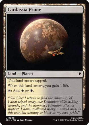 Cardassia Prime (TRK-280) - Star Trek