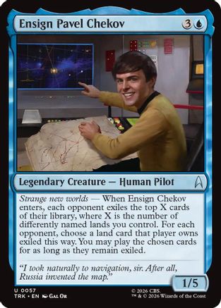 Ensign Pavel Chekov (TRK-057) - Star Trek Foil