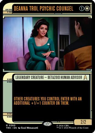 Deanna Troi, Psychic Counsel (Showcase) (TRK-365) - Star Trek