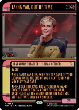 Tasha Yar, Out of Time (Showcase) (TRK-384) - Star Trek