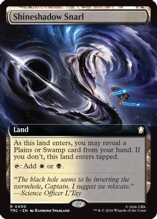 Shineshadow Snarl (Extended Art) (TRC-400) - Commander: Star Trek