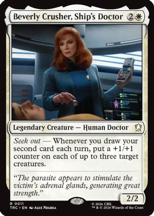Beverly Crusher, Ship's Doctor (TRC-011) - Commander: Star Trek