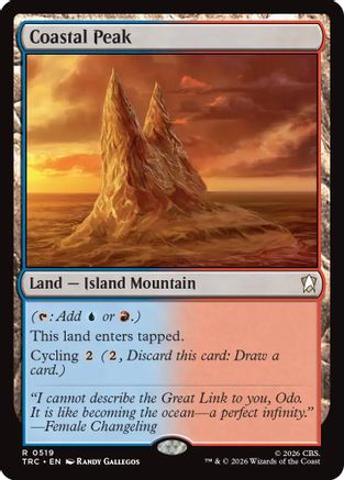 Coastal Peak (Surge Foil) (TRC-519) - Commander: Star Trek Foil