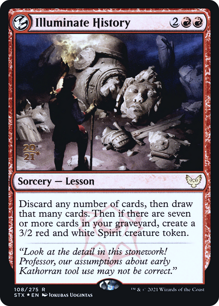 Illuminate History (PRE-108) - Strixhaven: School of Mages Promos: (lesson) Foil