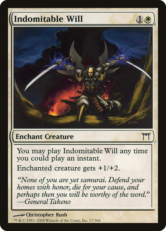 Indomitable Will (CHK-017) - Champions of Kamigawa Foil