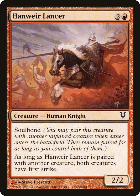 Hanweir Lancer (AVR-138) - Avacyn Restored