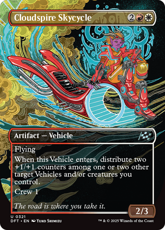 Cloudspire Skycycle (Borderless) (DFT-321) - Aetherdrift (Borderless)