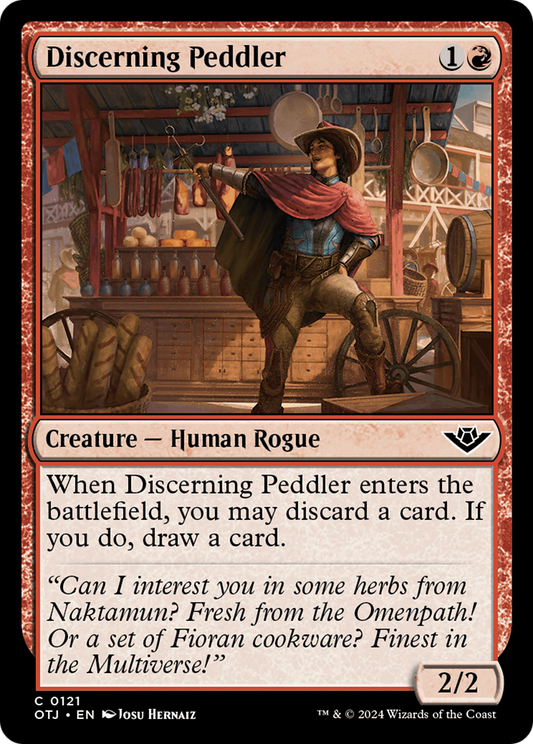 Discerning Peddler (OTJ-121) - Outlaws of Thunder Junction