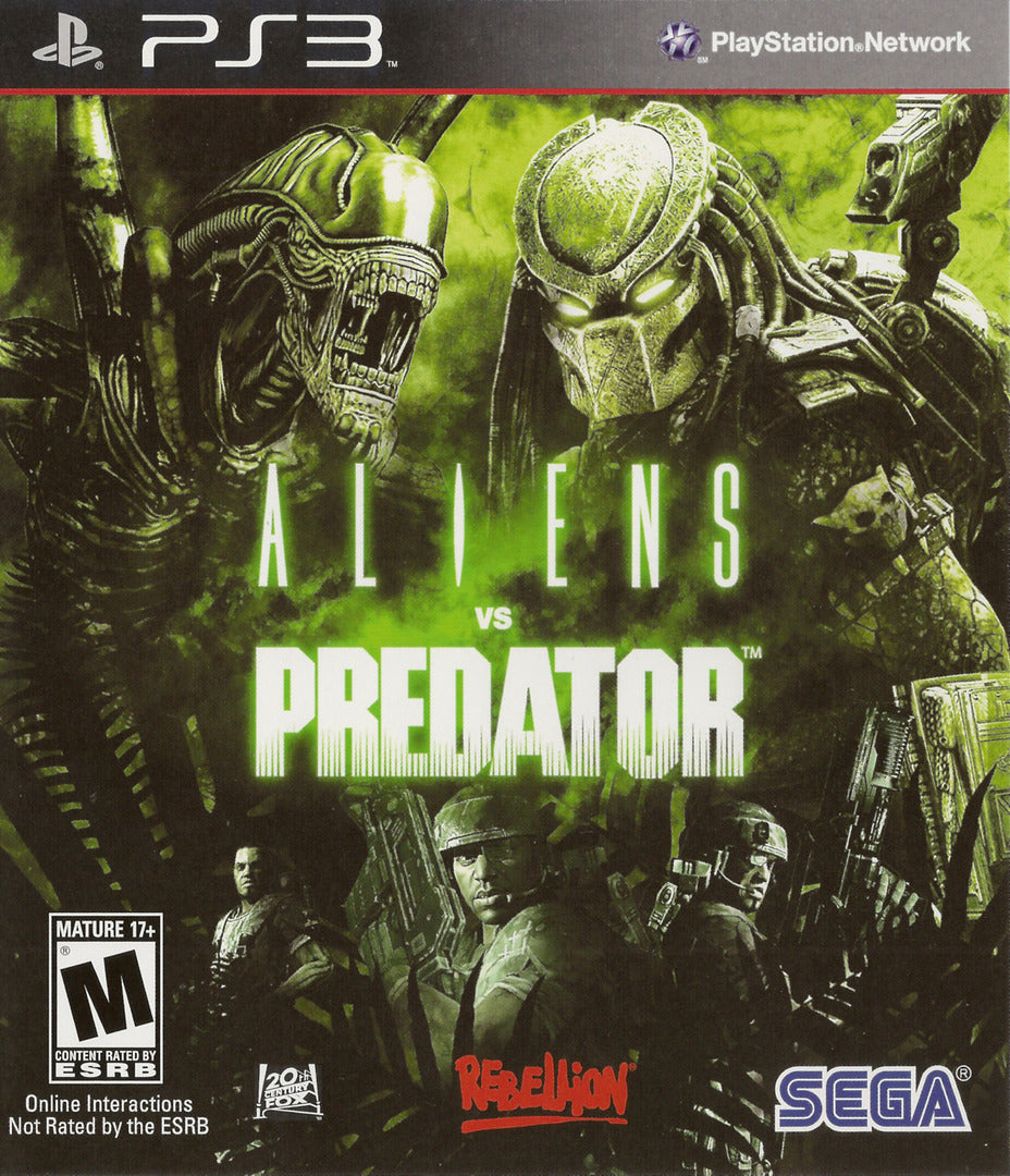 Aliens Vs Predator - PlayStation 3 (PS3)