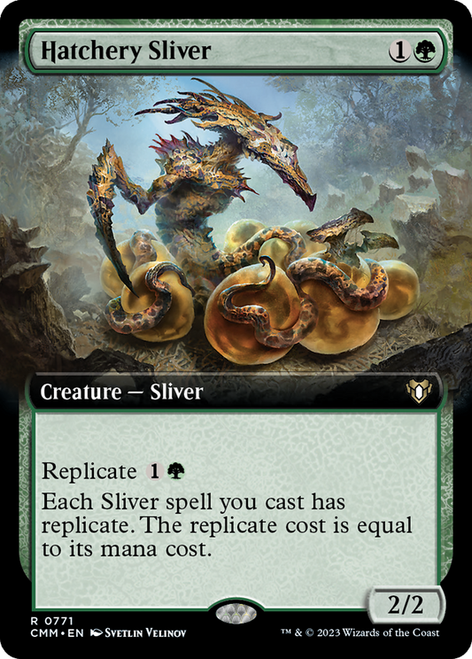 Hatchery Sliver (CMM-771) - Commander Masters: (Extended Art)