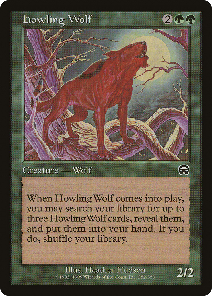 Howling Wolf (MMQ-252) - Mercadian Masques