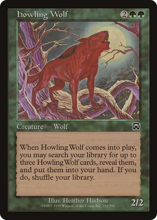 Howling Wolf (MMQ-252) - Mercadian Masques Foil