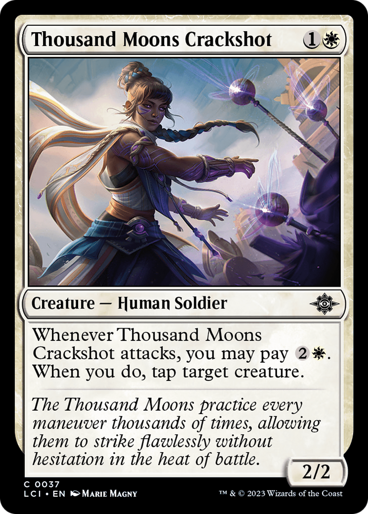 Thousand Moons Crackshot (LCI-037) - The Lost Caverns of Ixalan Foil
