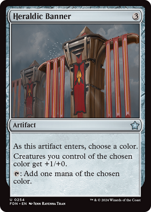 Heraldic Banner (FDN-254) - Foundations