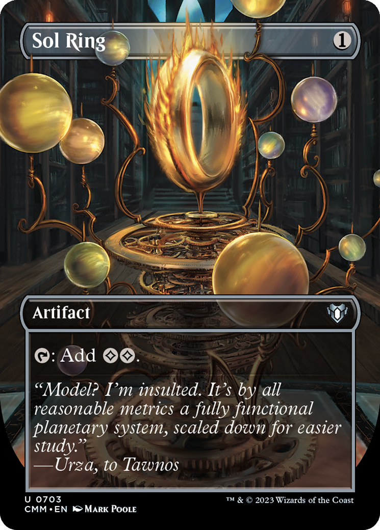 Sol Ring (CMM-703) - Commander Masters (Borderless)