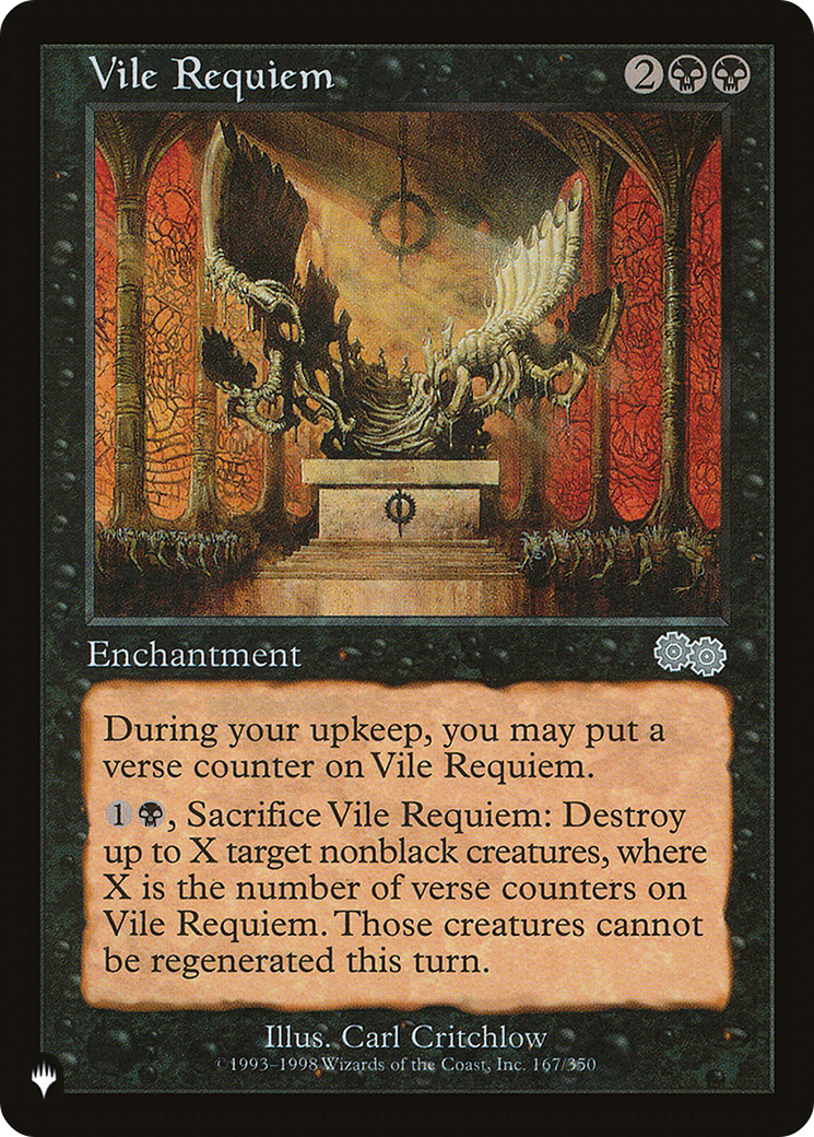 Vile Requiem (USG) (LIST-167/350) - The List