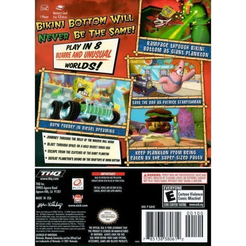 SpongeBob SquarePants: Creature From The Krusty Krab - Nintendo GameCube