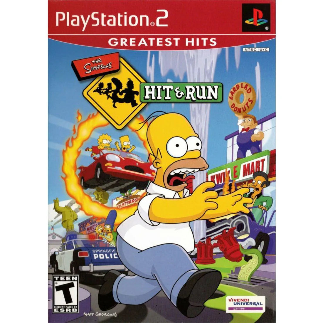 The Simpsons Hit and Run - PlayStation 2 (PS2)