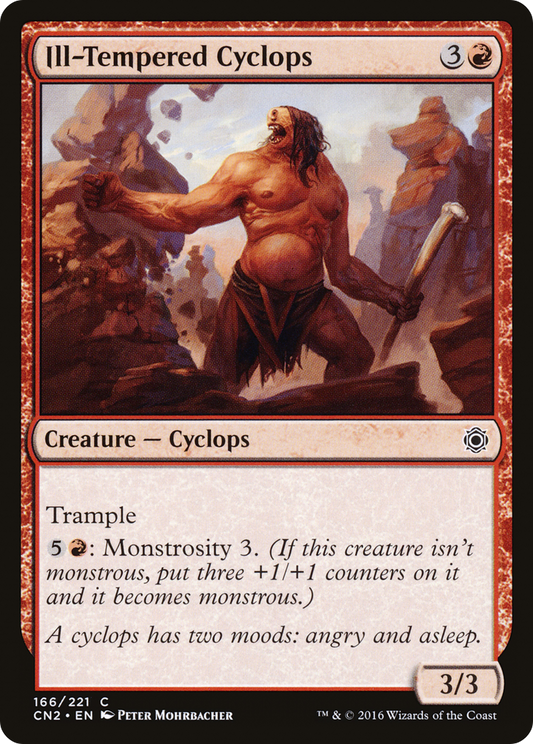 Ill-Tempered Cyclops (CN2-166) - Conspiracy: Take the Crown Foil