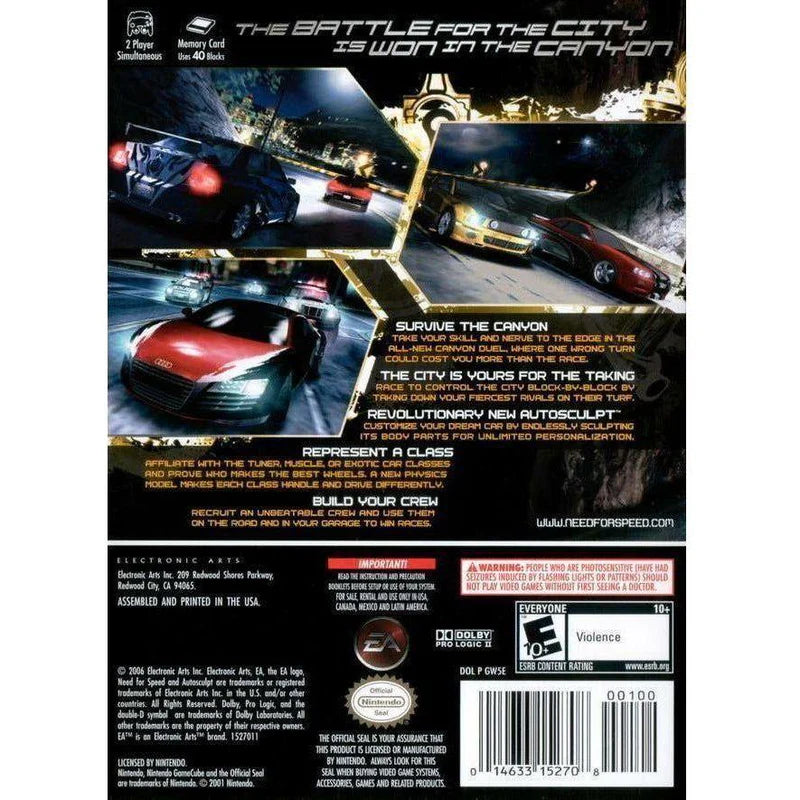 Need for Speed: Carbon - Nintendo GameCube