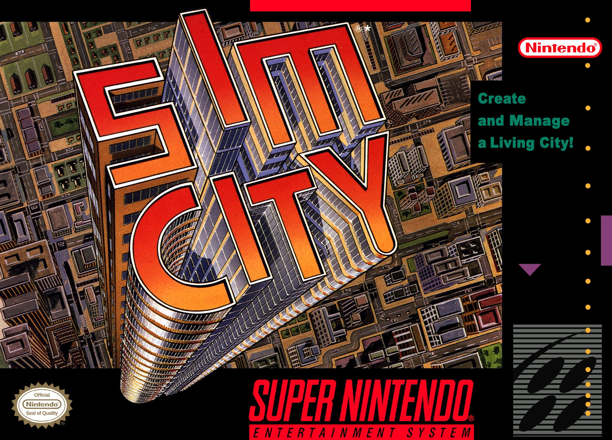 SimCity - Super Nintendo (SNES)