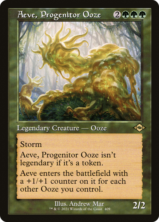 Aeve, Progenitor Ooze (MH2-409) - Modern Horizons 2 Etched Foil