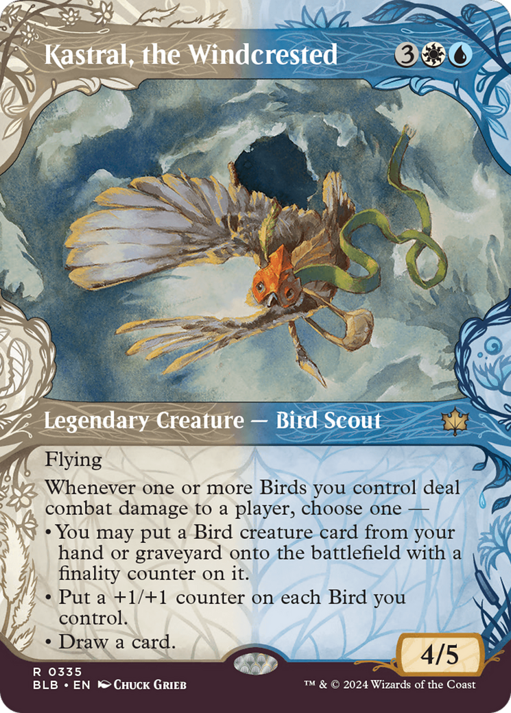 Kastral, the Windcrested (BLB-335) - Bloomburrow: (Showcase) (Borderless)