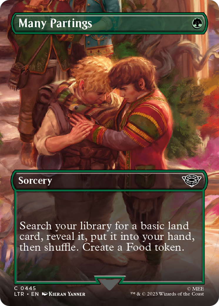 Many Partings (Borderless) (LTR-445) - The Lord of the Rings: Tales of Middle-earth (Borderless)