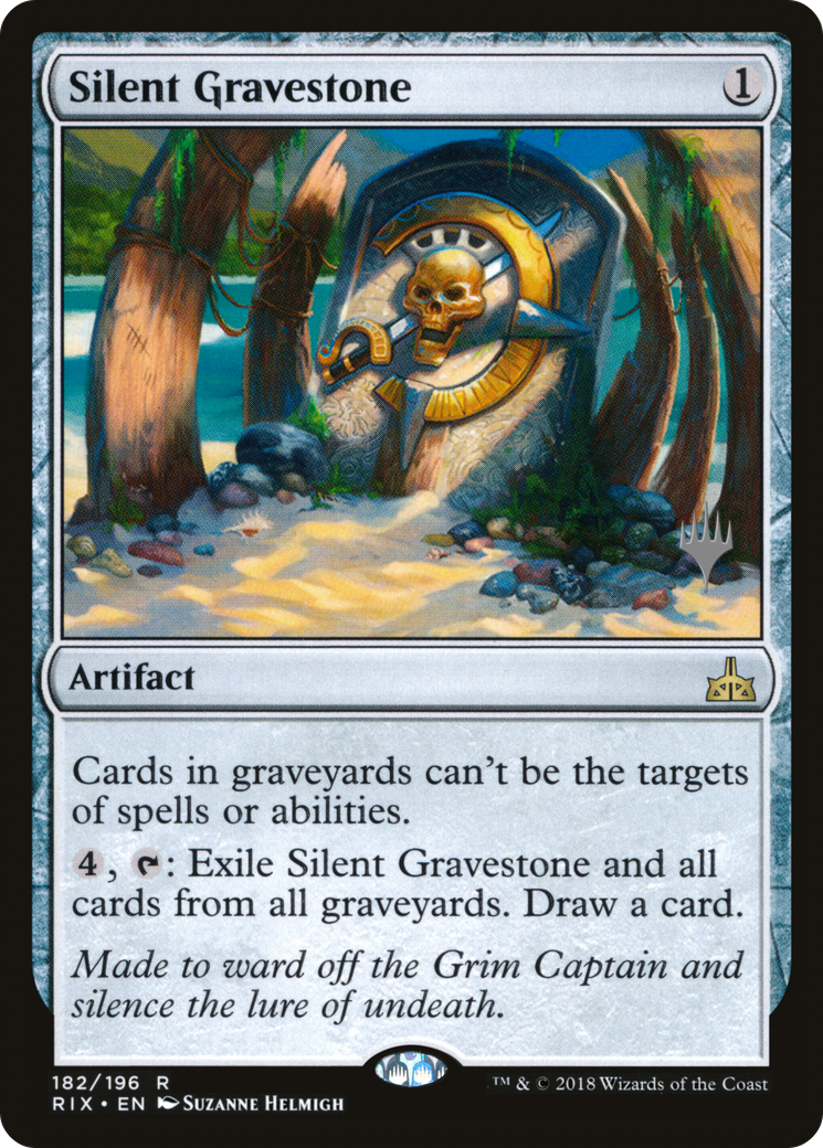 Silent Gravestone (PPM20-182) - Rivals of Ixalan Promos
