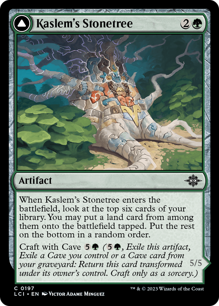 Kaslem's Stonetree // Kaslem's Strider (LCI-197) - The Lost Caverns of Ixalan Foil