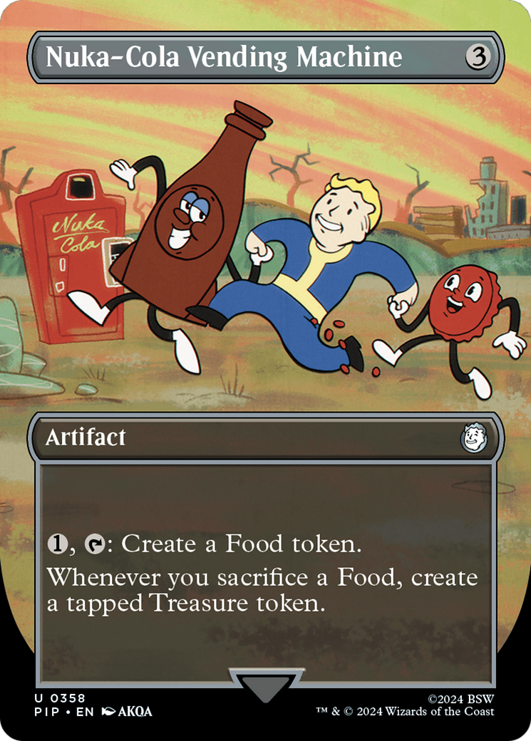 Nuka-Cola Vending Machine (Borderless) (PIP-358) - Fallout (Borderless) Foil