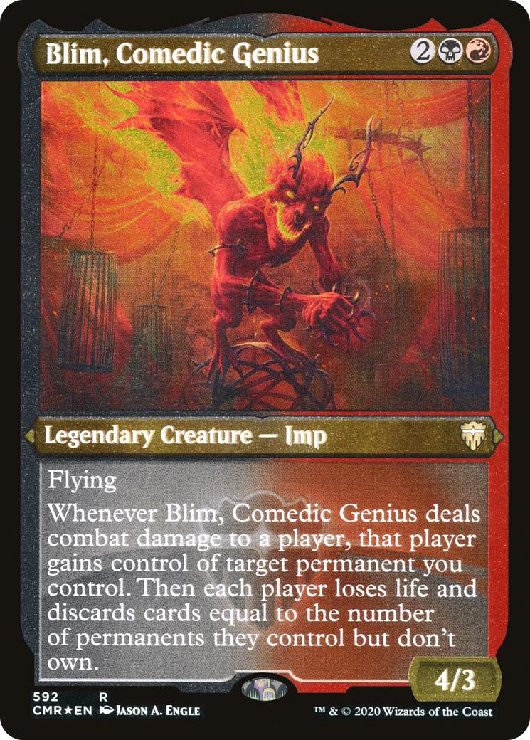 Blim, Comedic Genius (CMR-592) - Commander Legends Foil
