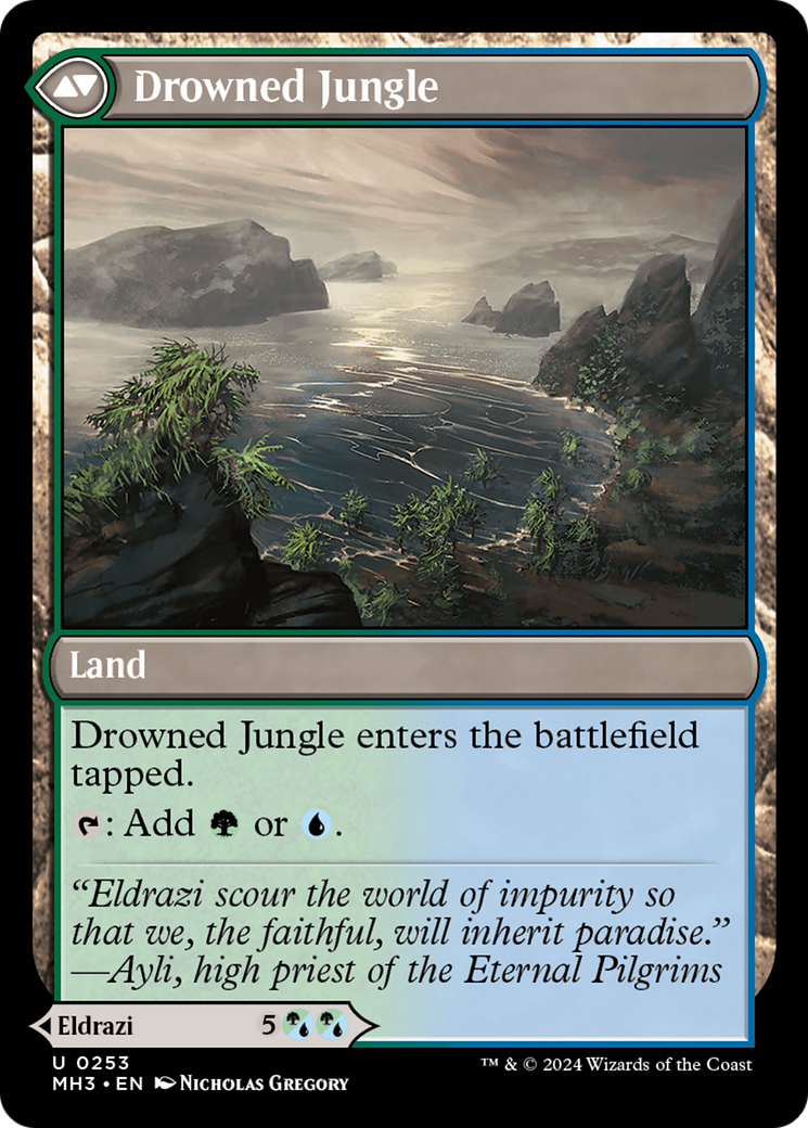 Drowner of Truth // Drowned Jungle (MH3-253) - Modern Horizons 3: (devoid) Foil