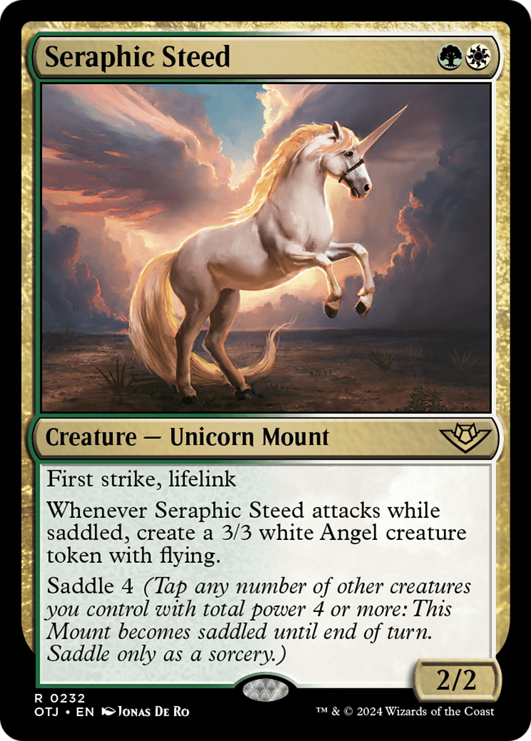 Seraphic Steed (OTJ-232) - Outlaws of Thunder Junction Foil