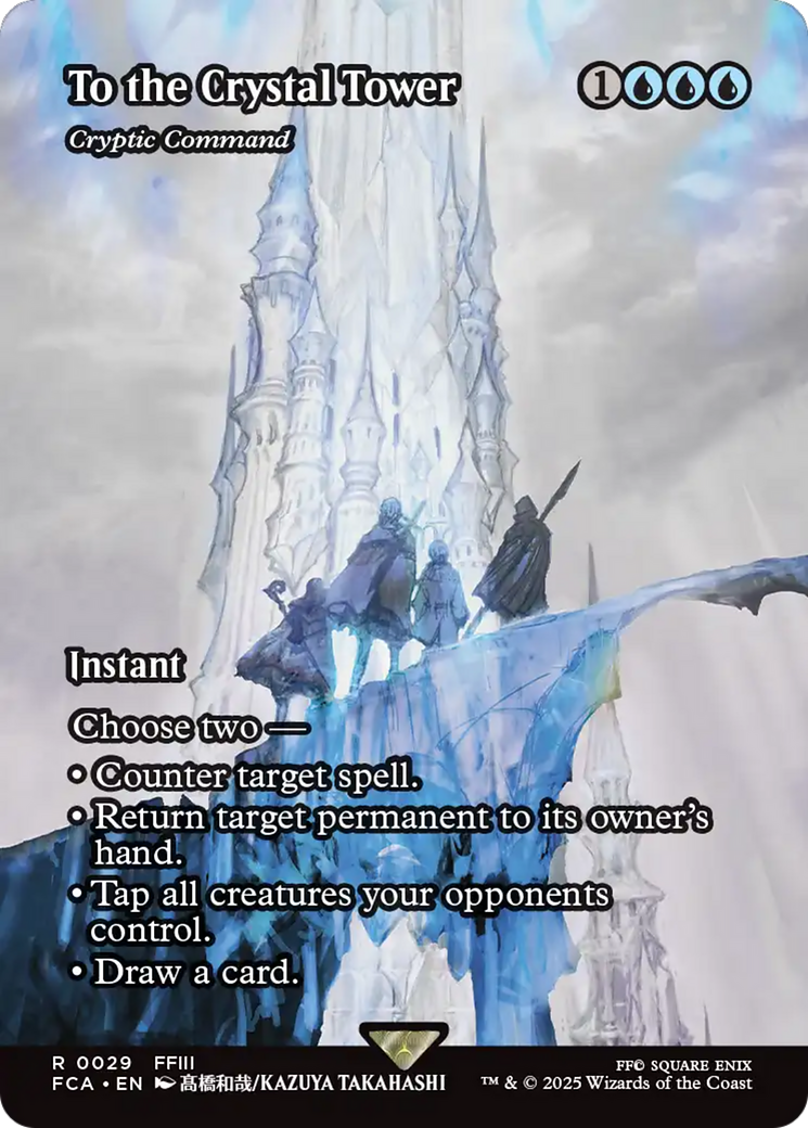 Cryptic Command (FCA-029) - FINAL FANTASY: Through the Ages / To the Crystal Tower (Borderless) Foil