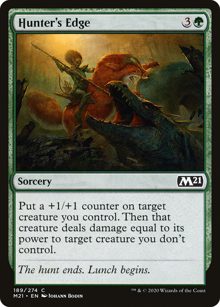 Hunter's Edge (M21-189) - Core Set 2021 Foil