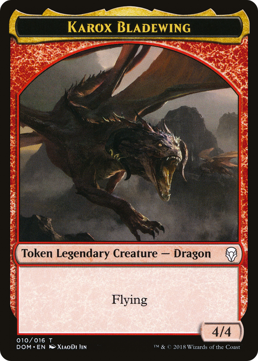 Karox Bladewing (DOM-010) - Dominaria Tokens