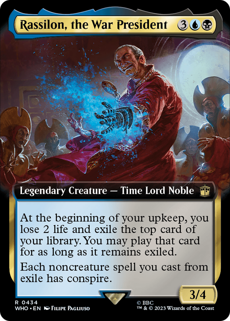 Rassilon, the War President (WHO-434) - Doctor Who: (Extended Art)