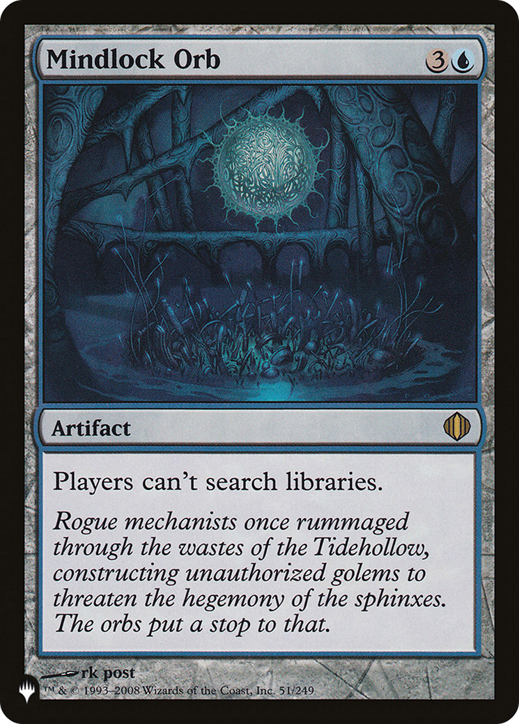 Mindlock Orb (LIST-51/249) - The List