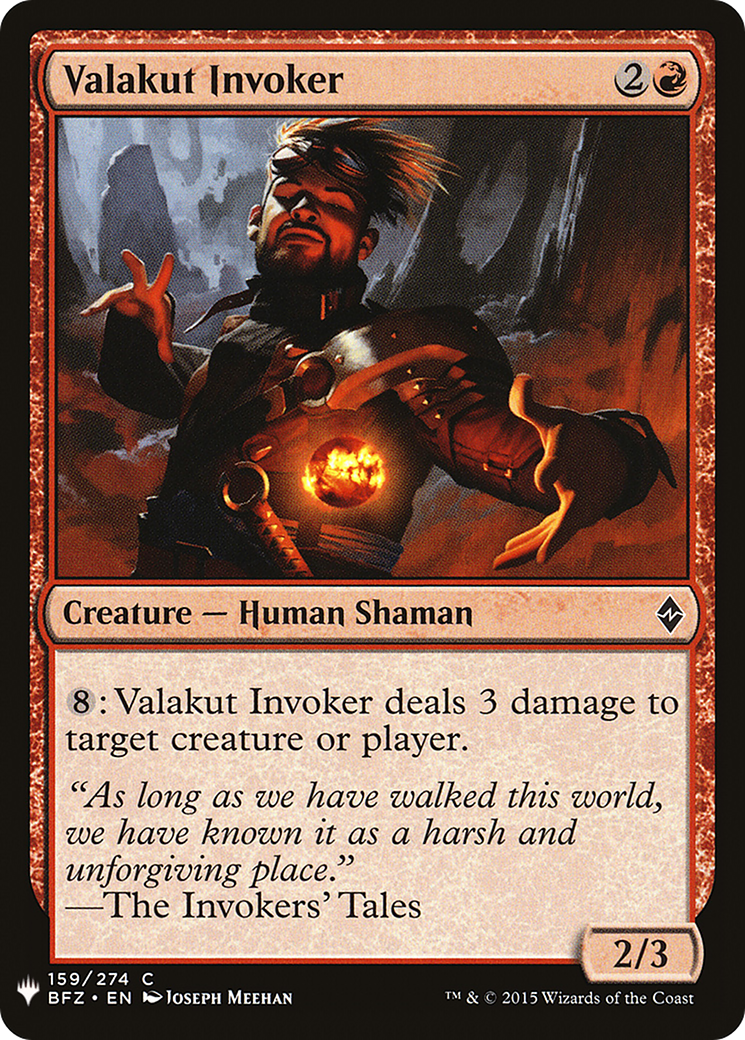 Valakut Invoker (LIST-159) - The List