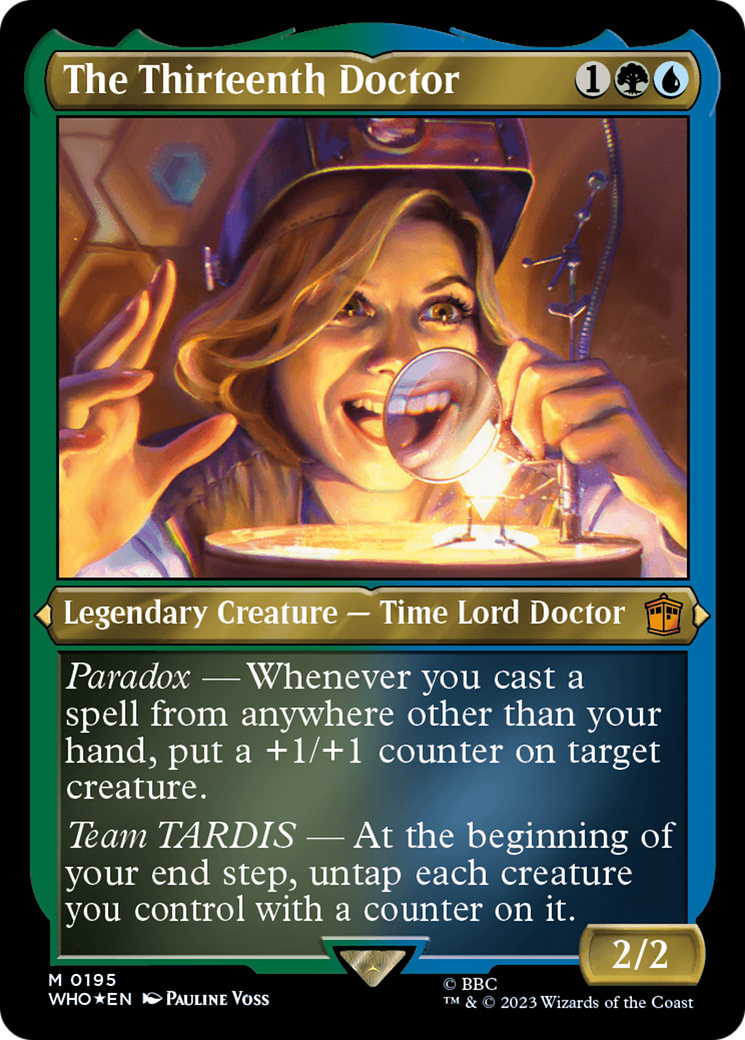 The Thirteenth Doctor (WHO-195) - Doctor Who Etched Foil