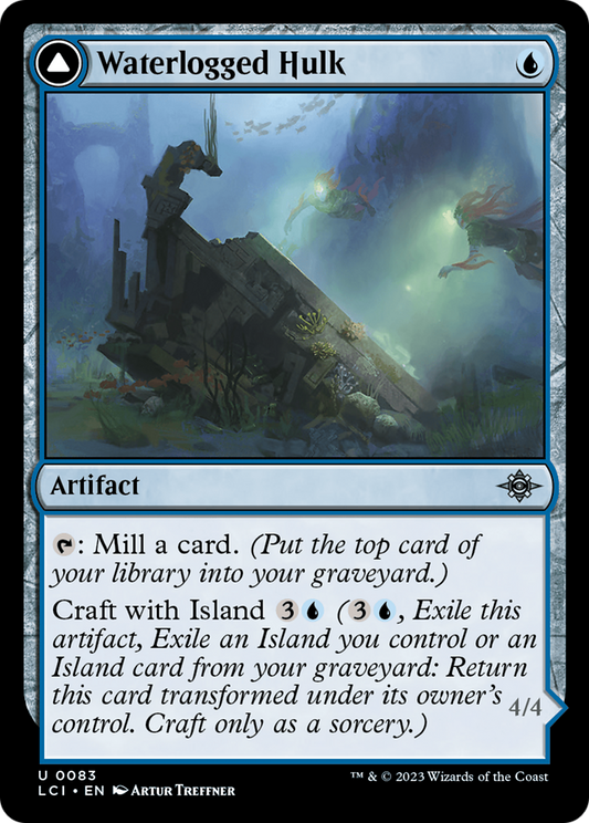Waterlogged Hulk // Watertight Gondola (LCI-083) - The Lost Caverns of Ixalan