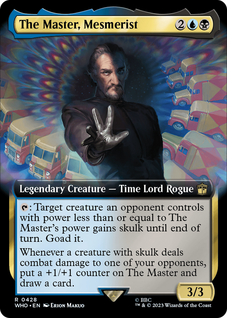 The Master, Mesmerist (WHO-428) - Doctor Who: (Extended Art) Foil